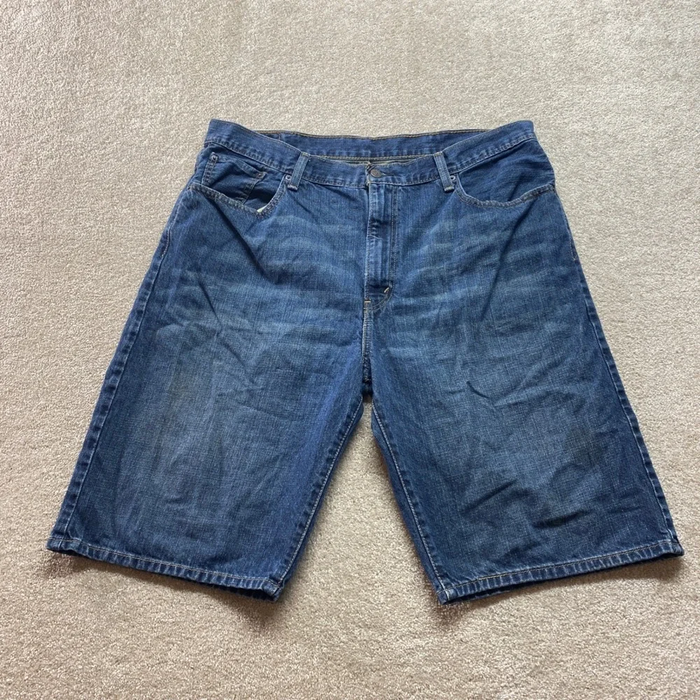 Levis 569 Shorts Mens 38 Loose Straight Fit Blue‎ Denim Preppy Outdoor
